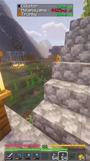 Our PING is INSANE 🤯 #cobblemon #minecraft #pokemonminecraft