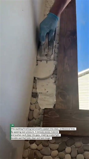 Perfect Caulk Lines with Finishing Tool #HomeImprovement #DIYFinish #Renovation