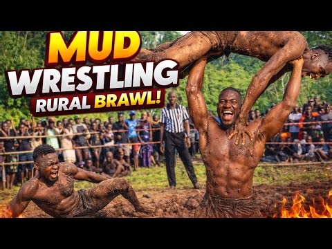 TOP 5 CREZY MUD WRESTLING FIGHTS! '' #Crezymudfights