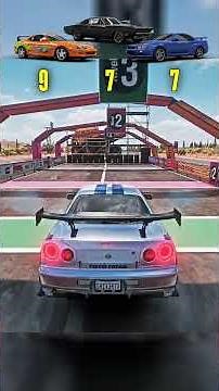 Supra vs GTR vs Charger RT