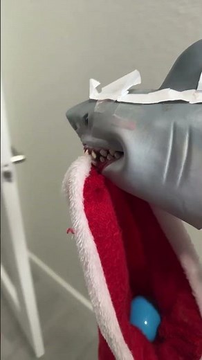 Shark Puppet Gets Easter Egg Hunt