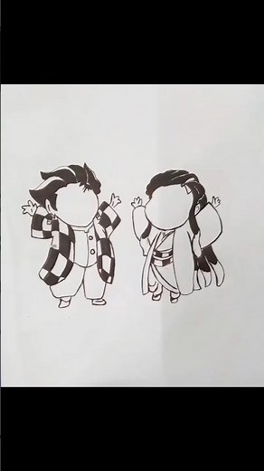 Tanjiro & Nezuko Drawing | Demon Slayer Fanart