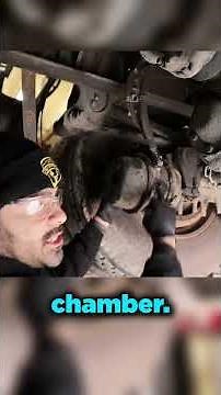 How to change a brake chamber/ how to change a brake chamber on a semi-truck/ brake chamber replaced