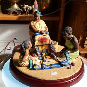 Donation Nation INC | Small Shop (202)961-5846 Thomas Blackshear "The Threads That Bind" figurine from the Ebony Visions collection. $200 Thomas Blackshear is... | Instagram
