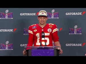 Patrick Mahomes Speaks to the Media | Super Bowl LVIII Press Conference