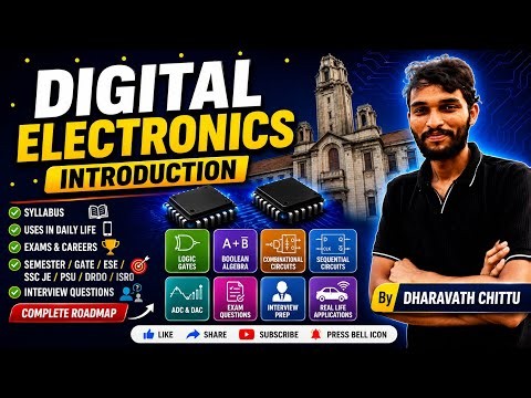 Digital Electronics Introduction in Simple Language |Syllabus,Uses,GATE,PSU, DRDO, ISRO & Interviews