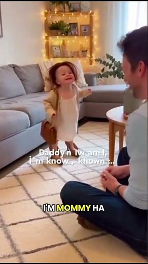 Baby acting Mom” Daddy who am I don’t know I ‘m Mommy” 😂| Baby love Mama#funny #baby #cute
