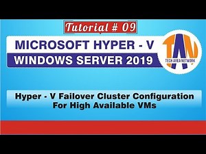 How to Create Hyper V Failover Cluster 2019 Step by Step | High Available VMs [HYPER V TUTORIAL 09]