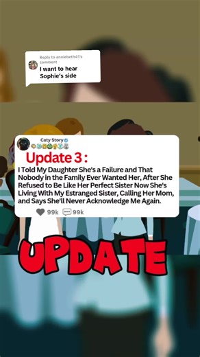 Replying to @anniebeth41 Update 3 : I Told My Daughter She's a Failure and That Nobody in the Family Ever Wanted Her, After She Refused to Be Like Her Perfect Sister Now She's Living With My Estranged Sister, Calling Her Mom, and Says She'll Never Acknowledge Me Again. #reddit_tiktok #storytime #redditstorytime #redditstories #reddit