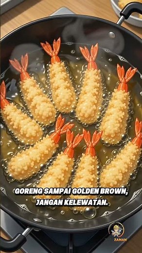 サクサク海老天ぷらの作り方 | #天ぷら #エビ天ぷら #料理 #AnimeCooking #Shorts