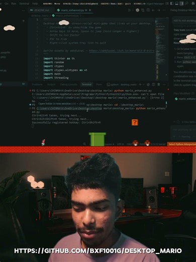 now u can play Mario while ai does your task, someone just built a transparent mario game #aitoday