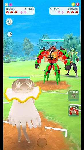 ✨️Nihilego VS✨️Buzzwole PVP Ultra Beast Battle in Pokemon Go
