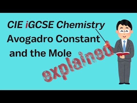 Avogadro's Constant and the Mole | specific to Cambridge iGCSE Chemistry 3.3