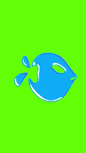 Bubble Splash Explosion - Green Screen Water FX #greenscreenoverlay #greenscreen #capcutedit