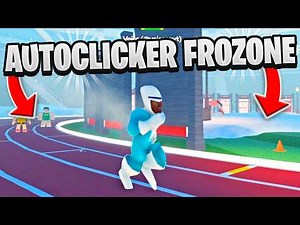 I USED AN AUTOCLICKER AS FROZONE IN ROBLOX TRACK AND FIELD