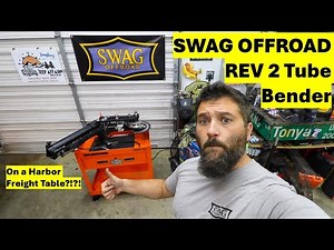 Installing a SWAG OFFROAD REV 2 Tube Bender on a Harbor Freight Tool Cart