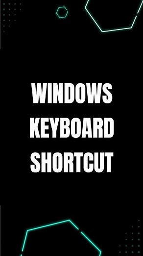 Try These Cool Windows Keyboard Shortcut Today| Part 01