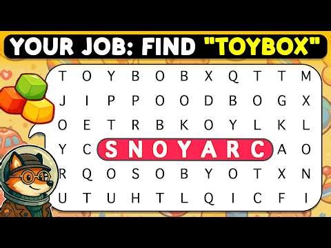 🦊🔍 Word Search Puzzle | Categories: Festivals Stadium Desserts 🔎🦊 | Word Search Game