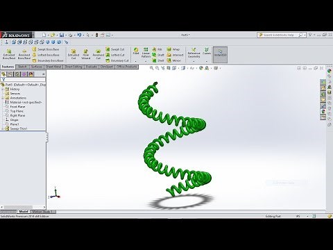How to Twist Phone Cord in SolidWorks