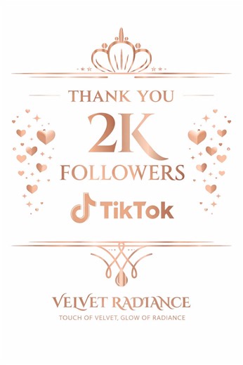 ✨ THANK YOU for 2K followers! ✨ Your love, support & obsession with flawless nails keeps us glowing 💖 Discover our luxury TPO & HEMA-FREE gel polishes ✔ High pigment ✔ Smooth application ✔ Long-lasting salon shine ✔ Safer, professional quality 🛍️ Shop online now: 👉 www.shopvre.com This is just the beginning… bigger launches, better formulas & endless glow ✨ Thank you for being part of the Velvet Radiance family 🤍 #velvetradiance #gelpolish #gelpolishaddict #nailtok #nailsoftiktok