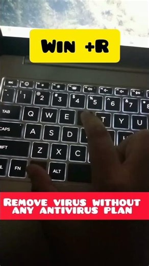 Remove virus without any antivirus plan #antivirus #youtubeshorts #laptop #youtube #viral #fun #seo