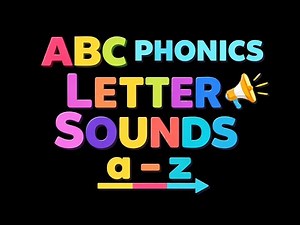 ABC Phonics | A to Z Letter Sounds | Alphabet Sounds for Beginners