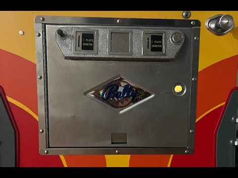 Pinball machine coin door and grounding- a view from the inside