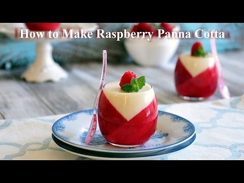 How to Make Raspberry Panna Cotta