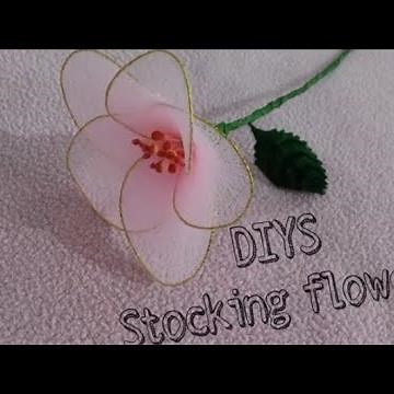 How to make easy and simple stocking flowers
