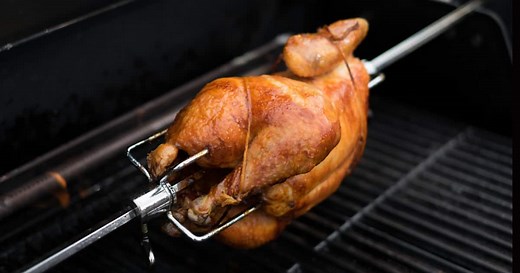 Recette de poulet barbecue sur rôtissoire | Zeste