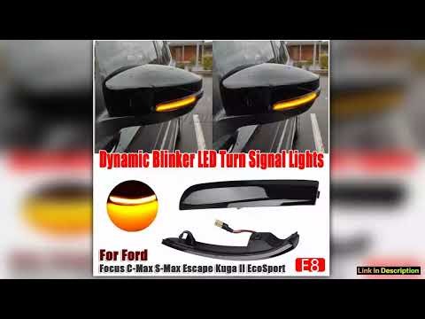 For Ford Kuga Ecosport Dynamic Blinker LED Turn Signal Light Side Mirror Indicator Sequential 2013