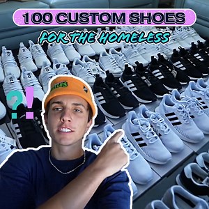 72K views · 3.2K reactions | I Customized 100 Shoes For People Without Homes  | MARKO | Facebook