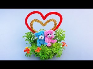 ABC TV | How To Make A Miniature Teddy Bear From Pipe Cleaner - Craft Tutorial