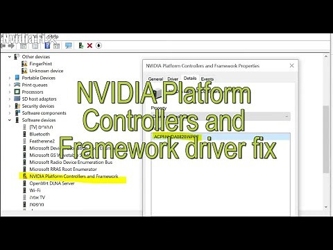 How to Fix Nvidia Platform Controllers and Framework Driver Issues in Device Manager // Windows
