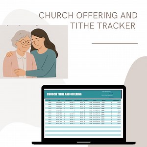 Church Tithe Pledge Tracker Monthly Offering & Contribution Spreadsheet Template. Offerings Bookkeeping Template XLS Worksheet: Download - Etsy Canada