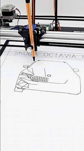 2025 Skoda Octavia RS Drawn by Robot 🤖