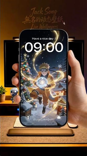 Live Wallpaper | Naruto Wishes You a Merry Christmas 🎄