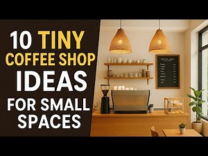 10 Genius Coffee Shop Design Ideas for Small Spaces ☕ | Make It Look Bigger & Inviting
