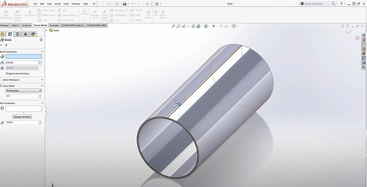3 Ways to Design a Cone or Cylinder in SOLIDWORKS Sheet Metal