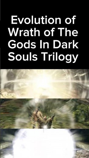 Evolution of Wrath of The Gods in Dark Souls Games #darksouls #darksouls1 #darksouls2 #darksouls3