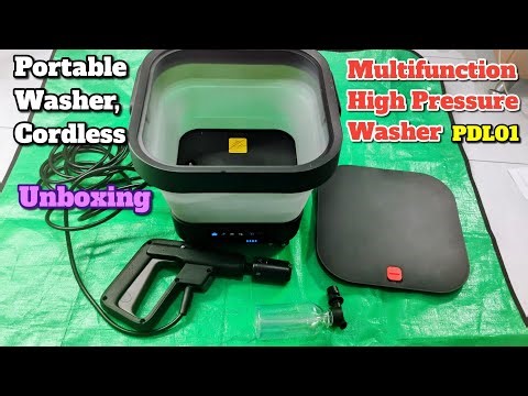 🪣Unboxing Portable Multifunction High Pressure Washer PDL01