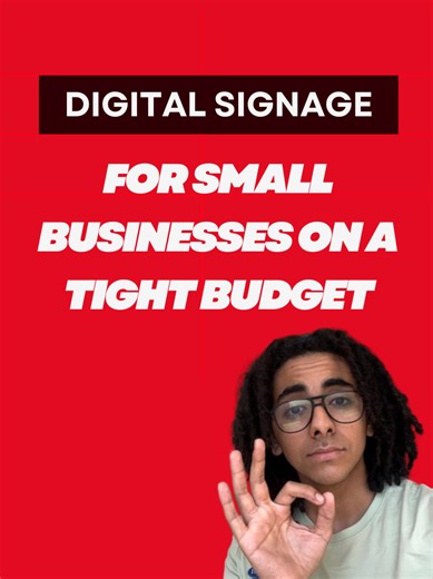 ‏Digital Signage for Small Businesses on a Tight Budget 2025