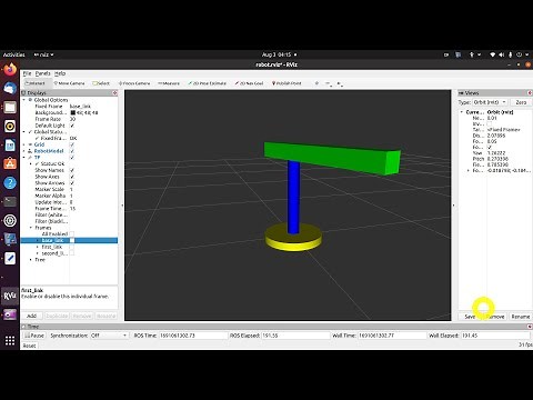 Robot Modeling from Scratch in ROS and RViz - Explanation of URDF Files and Launch ROS Files -PART 1