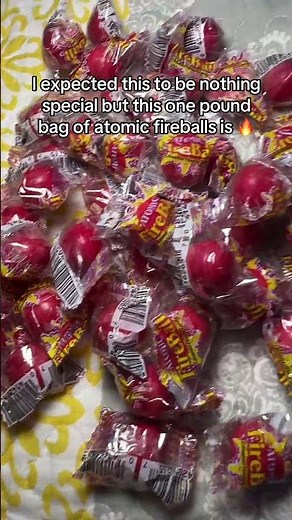 Atomic Fireball Cinnamon Candy – Bulk Classic Candy Individually wrapped cinnamon hard candies with