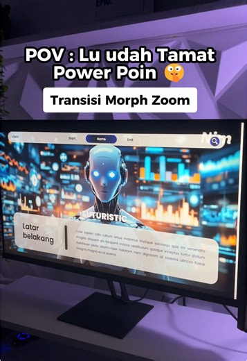 Trik Transisi Zoom Morph untuk PPT Menarik