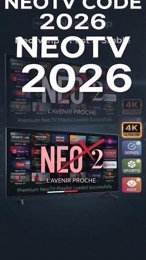 Best M3U IPTV Playlist of 2026 - NEOTV code activation