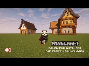 ⛏️Minecraft⛏️ Building for Beginners | The First Basics #1