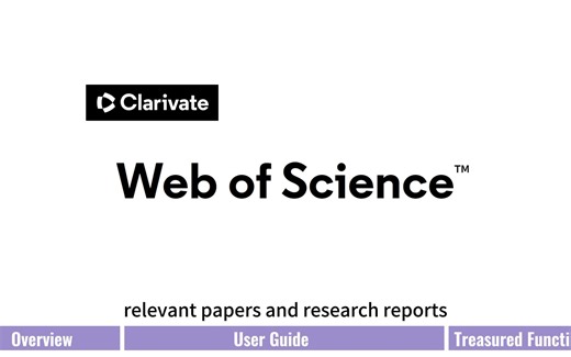 Web of Science User Manual