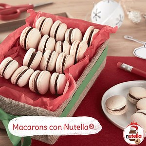 Macarons con Nutella® para los más atrevidos ¿Quién se atreve a cocinar la receta? #nutella https://www.nutella.com/es/es/macarons | Nutella