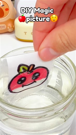 🐀 | 🍎DIY Magic disappearing picture🪄 #papercrafts #cutecrafts #crafts #craft #diycrafts | Instagram